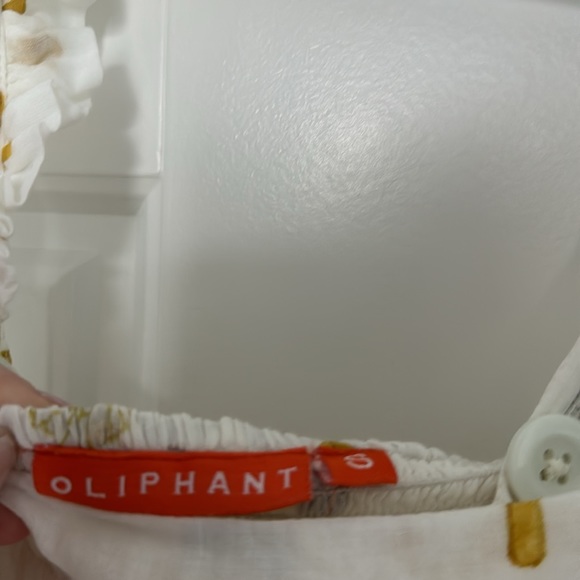 Oliphant Ruffle Midi Dress Sz Small - worn once - Picture 4 of 5